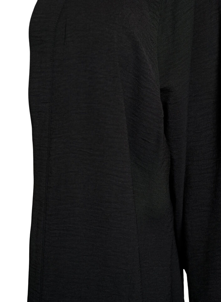 Kimono met 7/8 mouwen, Zwart, Packshot image number 2