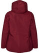 Winterjas met capuchon en verstelbare taille, Rood, Packshot image number 1