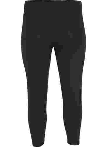Basic 3/4 legging, Black, Packshot image number 1