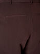 Op maat gemaakte broek met wijde pijpen en hoge taille, Bruin, Packshot image number 3
