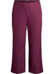 Losse broek met zakken, Donker Bordeaux, Packshot image number 0