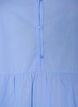 Katoenen tuniek met V-hals en crochet detail, Blauw, Packshot image number 2