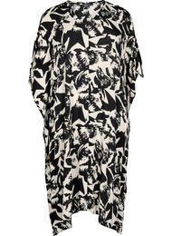 Kaftan strandjurk met knopen, Beige