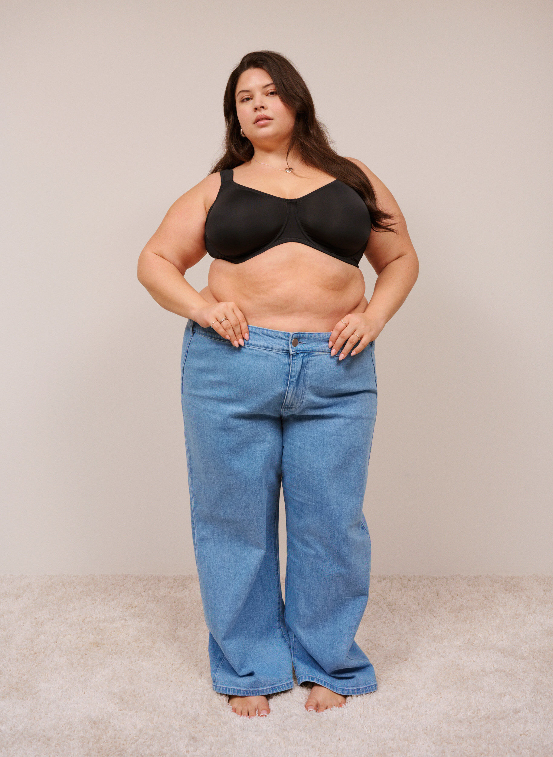 Comfort beha met beugel en voorgevormde cups