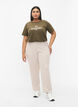 FLASH - Broek met rechte pasvorm, Beige, Model image number 0