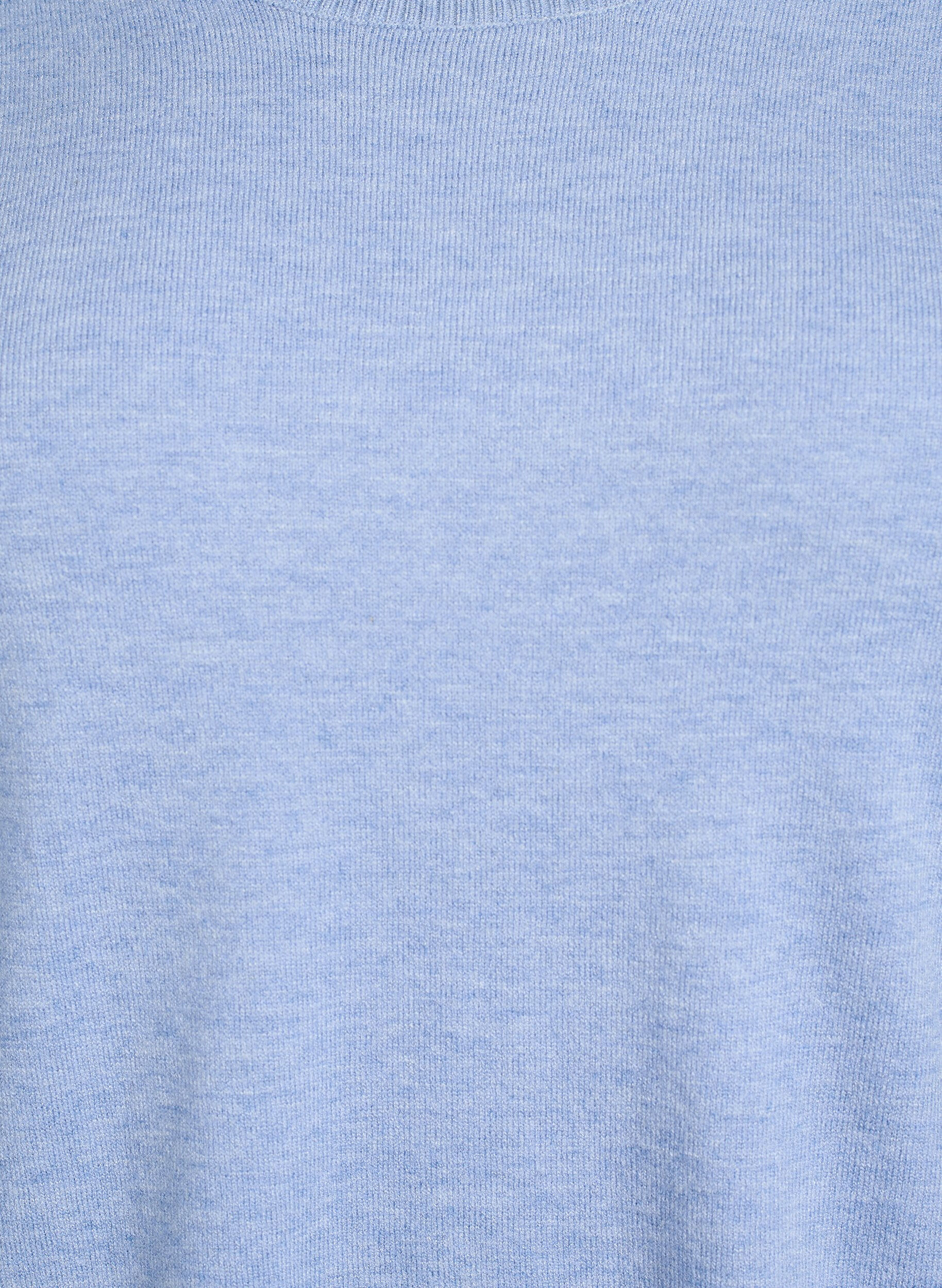 ZizziGebreide blouse met ronde hals, Blauw, Packshot image number 2