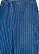 Denim jeans met wijde pijpen en strepen, Blauw, Packshot image number 2