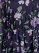 Chiffon feestjurk met lange mouwen, Blauw, Packshot image number 2