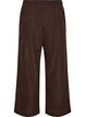 Corduroy broek met wijde pijpen en een hoge taille, Bruin, Packshot image number 1