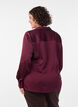 Shirt met satijnlook en wikkeleffect, Rood, Model image number 2