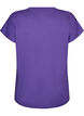 Effen gekleurd trainingsshirt, Paars, Packshot image number 1