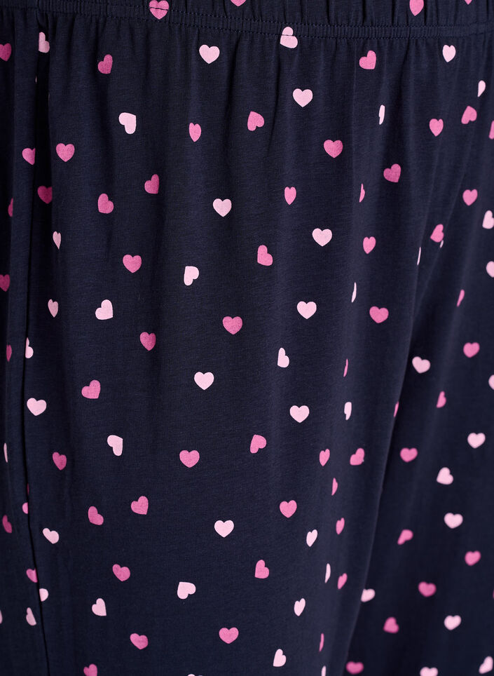 Bedrukte pyjamabroek, Blauw, Packshot image number 2