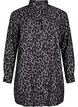 Lange blouse met luipaardprint, Grijs, Packshot image number 0