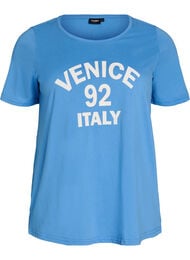 FLASH - T-shirt met print, Blauw