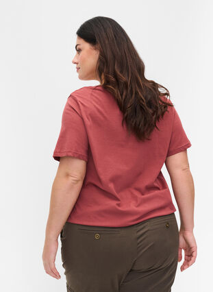 Katoenen t-shirt met print, Apple Butter CALI, Model image number 1
