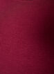 Blouse met een textuur met ellebooglengte mouwen, Rood, Packshot image number 2