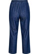 Jeans met rechte pasvorm en elastische taille, Blauw, Packshot image number 1