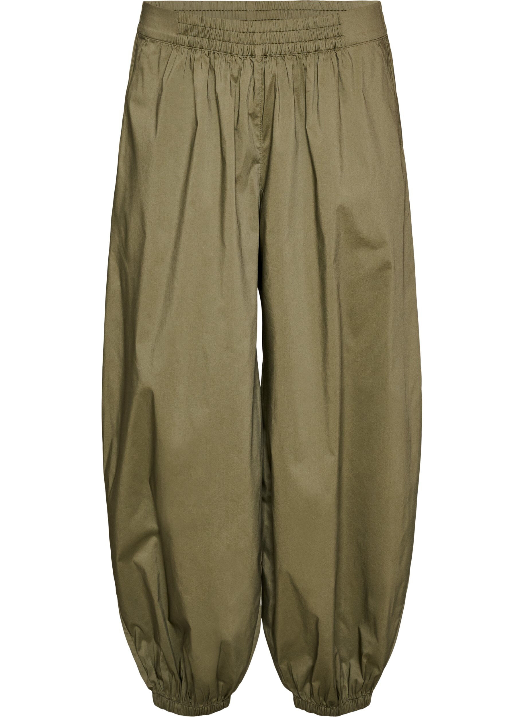 Ballonbroek met zakken en een elastische tailleband