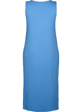Mouwloze, geribde jurk van viscose, Marina, Packshot image number 1