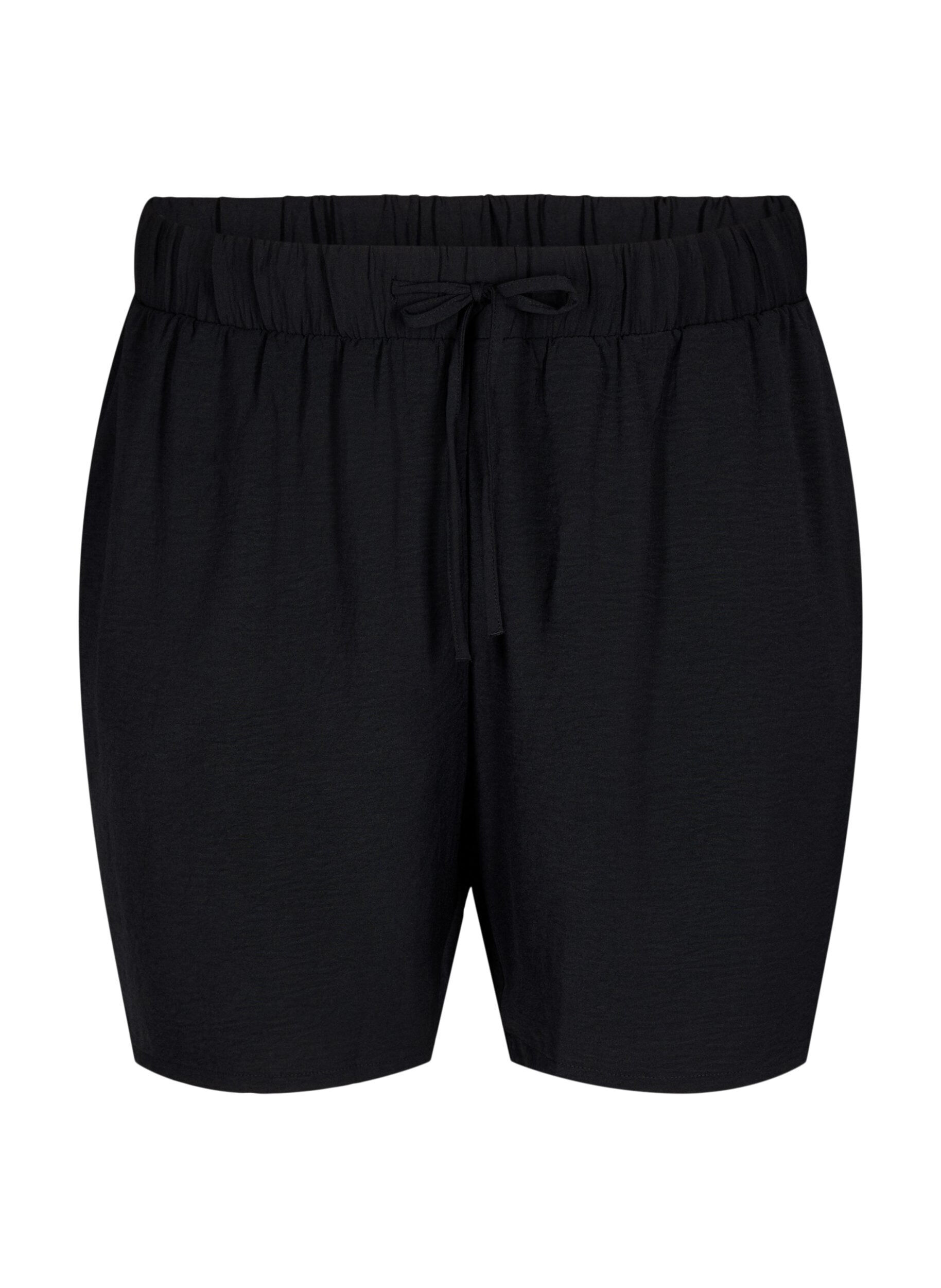 Korte broek met zakken en elastische tailleband