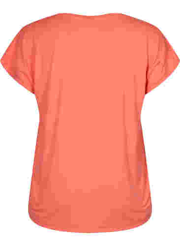 Trainings T-shirt met korte mouwen, Living Coral, Packshot image number 1