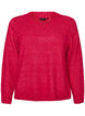 Jumper met V-hals, Roze, Packshot image number 0