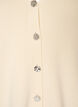 Fijngebreide cardigan met decoratieve knopen, Vanille, Packshot image number 2