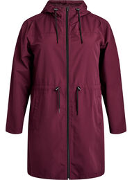 FLASH - Lichtgewicht parka met een capuchon, Rood
