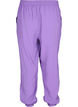 Losse broek van viscosemix met elastische boord, Royal Lilac, Packshot image number 1