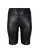 Glimmende nauwsluitende shorts met hoge taille, Black, Packshot image number 0