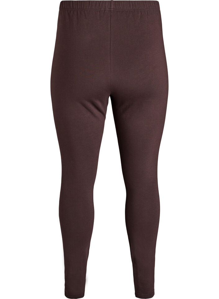 Katoenen legging met voering, Bruin, Packshot image number 1
