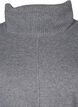 Poncho met hoge hals, Medium Grey Melange, Packshot image number 2