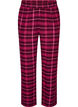 Geruite katoenen pyjamabroek, Rood, Packshot image number 0