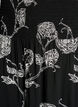 Viscose maxi-rok met smock, Zwart, Packshot image number 2
