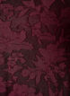 Jurk met bloemenstructuur en volantzoom, Rood, Packshot image number 2