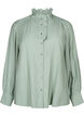 Visicoshirt Blouse met ruffles, Green Bay, Packshot image number 0