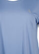 Effen gekleurd T-shirt voor sporten, Blauw, Packshot image number 2