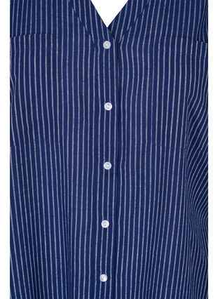 Gestreepte blouse in 100% katoen, Ocean Cavern Stripe, Packshot image number 2