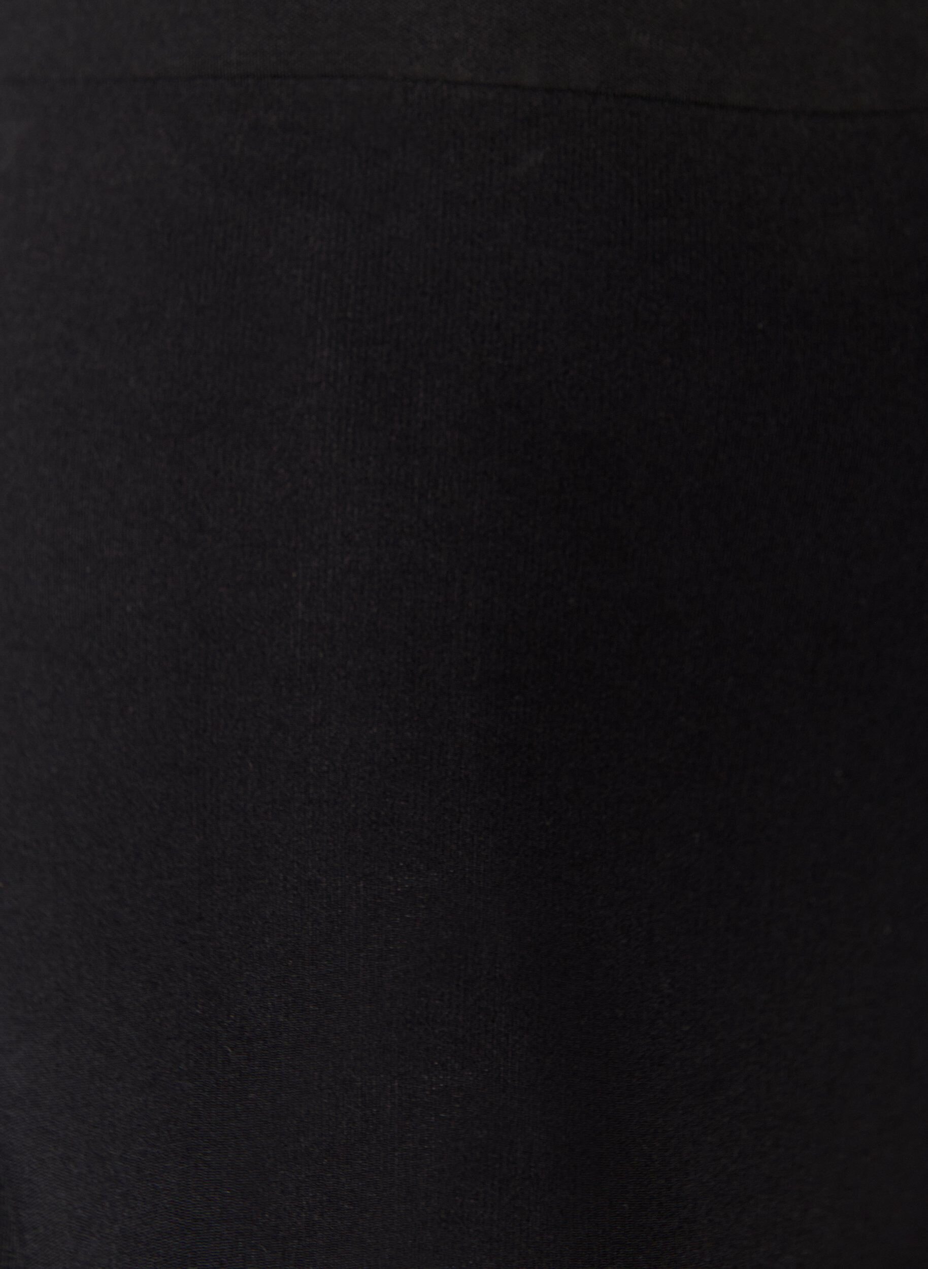 Zizzi Shapewear short met medium ondersteuning en een hoge taille, Zwart, Packshot image number 2