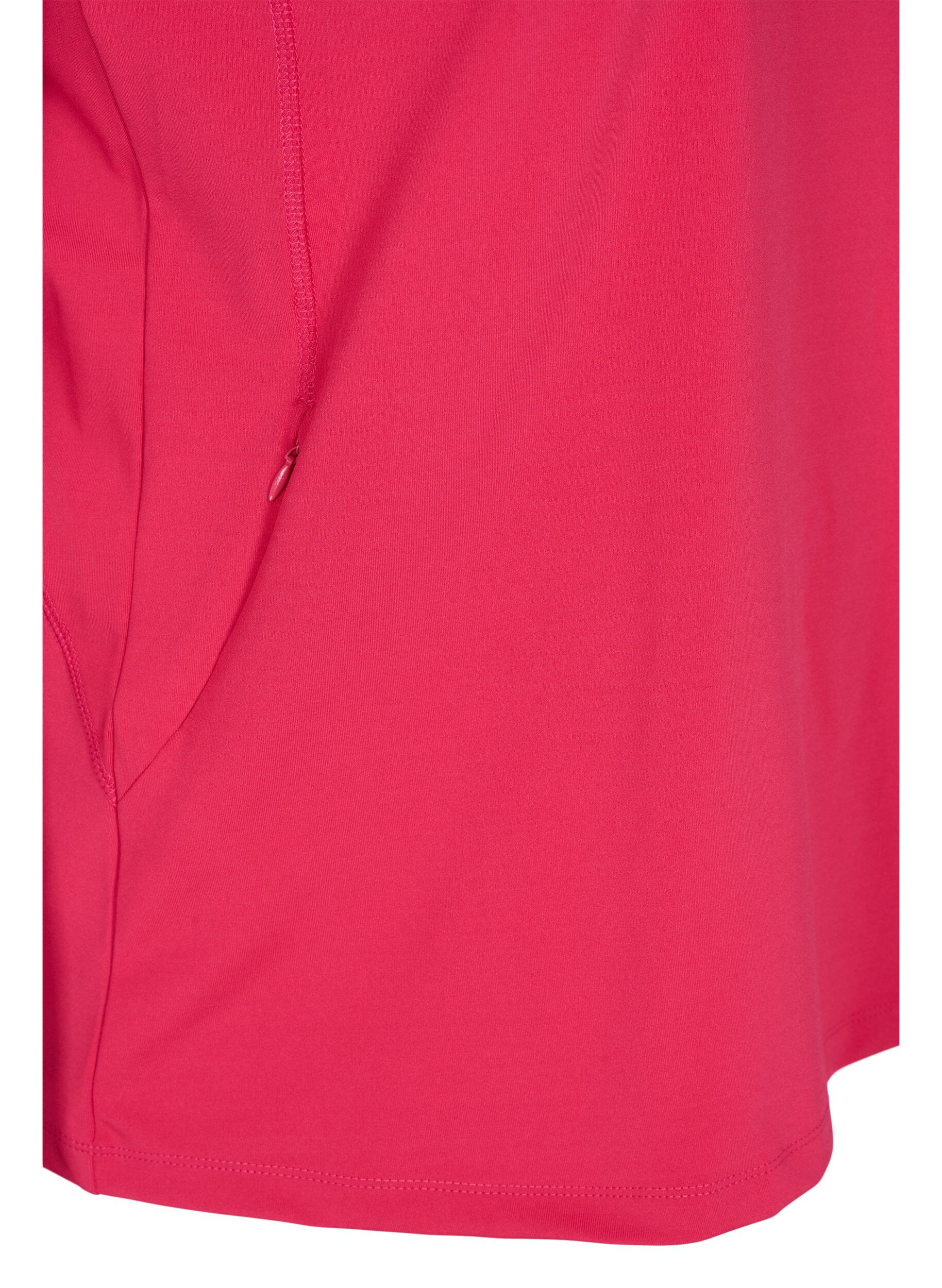 Zizzi Sporttop met racerback rug en mesh, Jazzy, Packshot image number 3