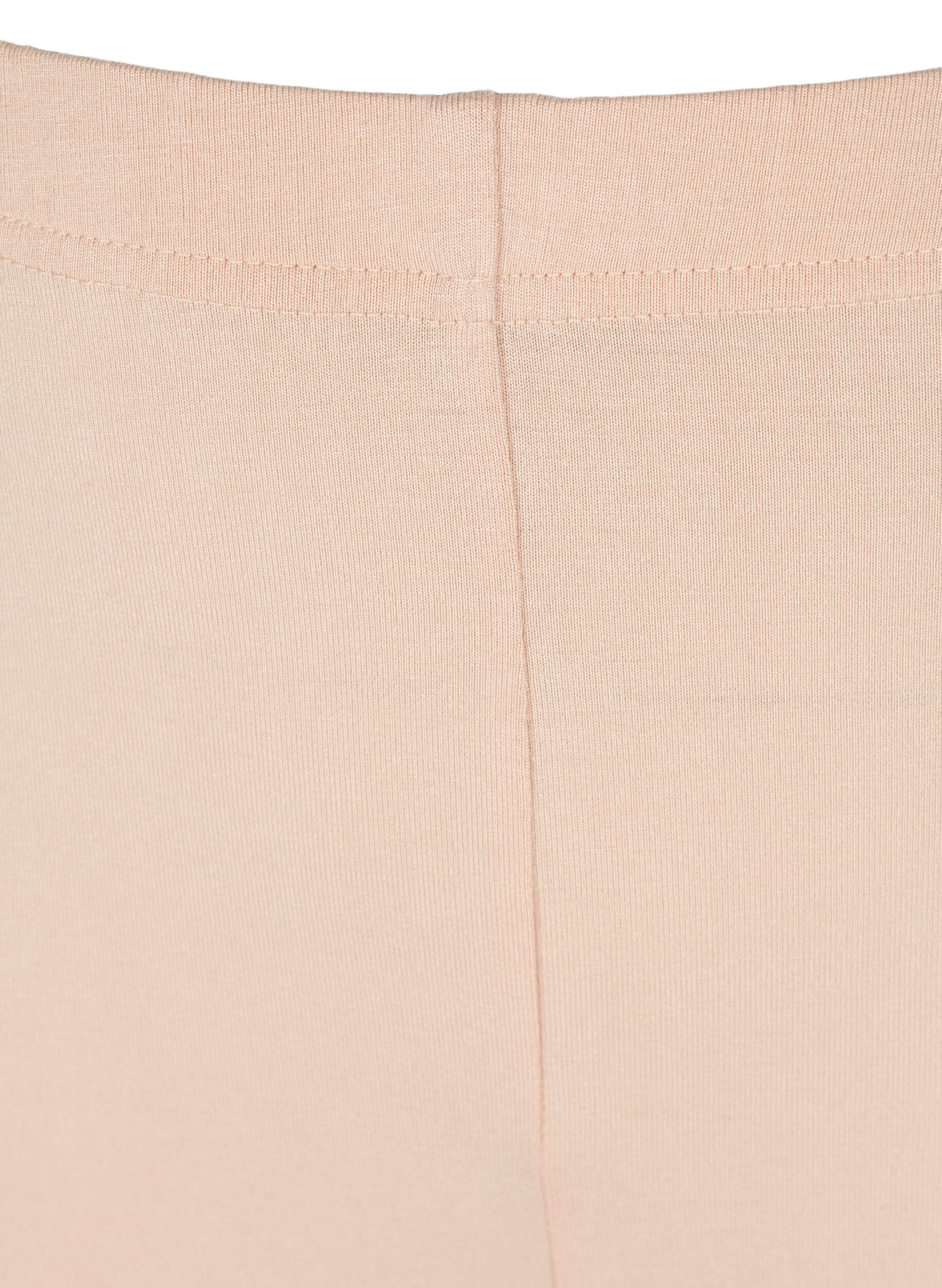 Zizzi Effen basic fietsbroek, Beige, Packshot image number 2