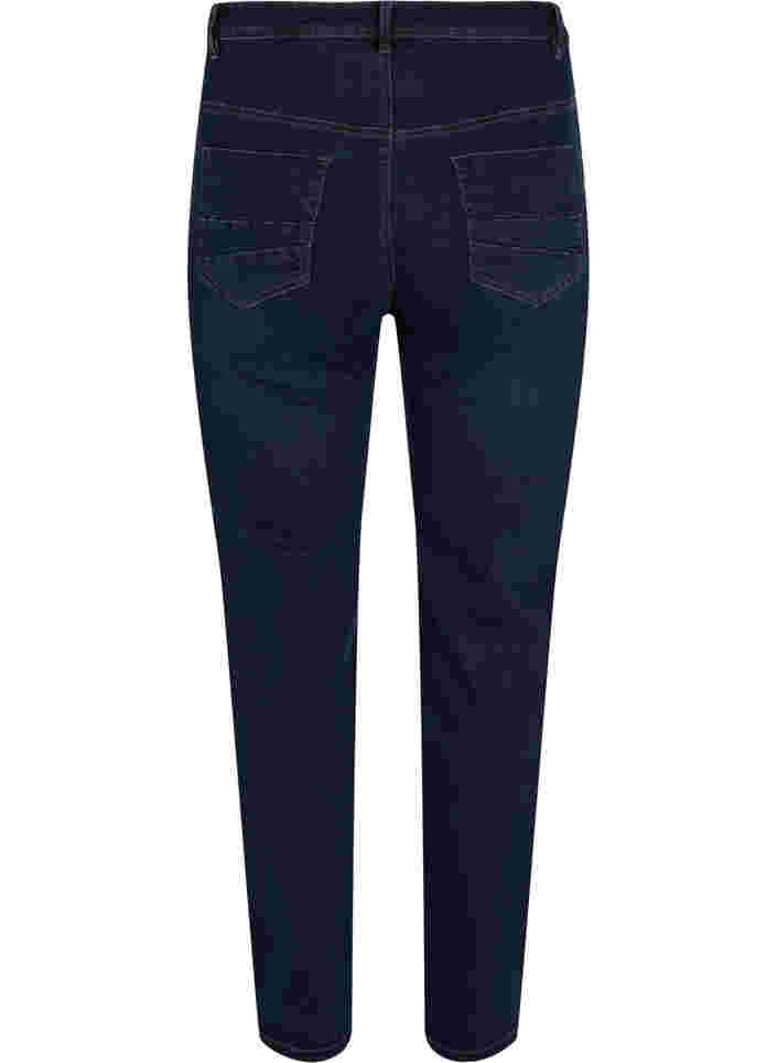 Regular fit Gemma jeans met hoge taille, Dark blue, Packshot image number 1