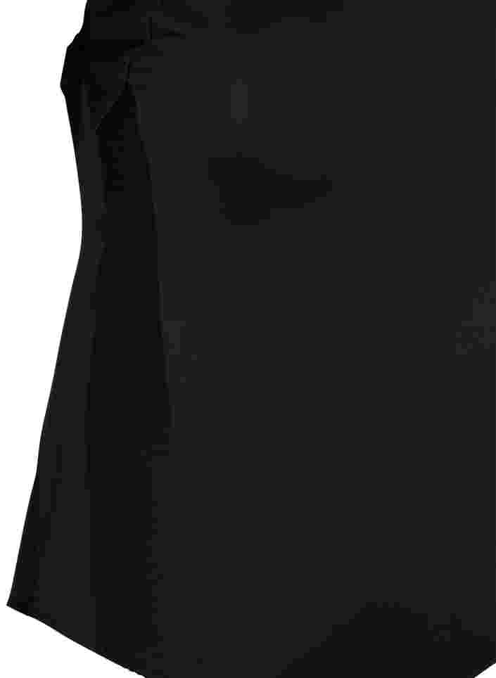 Badpak met draperieën, Black, Packshot image number 3