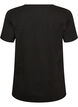 Kerst T-shirt van biologisch katoen, Zwart, Packshot image number 1