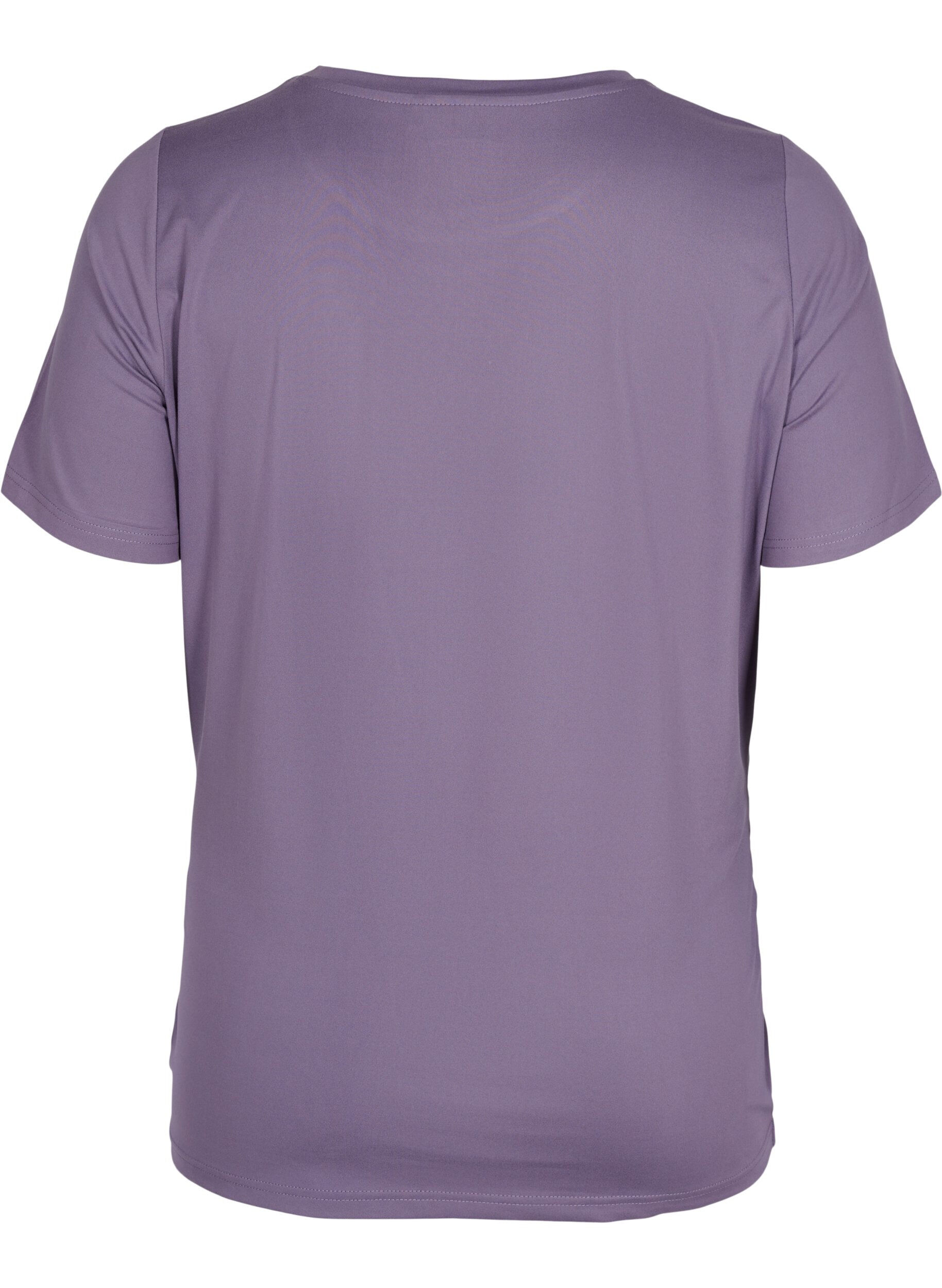 Zizzi Zwangerschap sport t-shirt, Purple Sage, Packshot image number 1