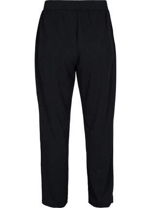 Losse broek met elastische rand, Black, Packshot image number 1