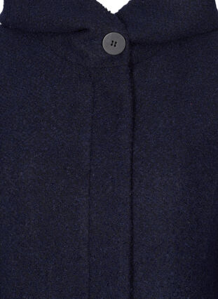 A-lijn jas met capuchon, Night Sky Mel., Packshot image number 2