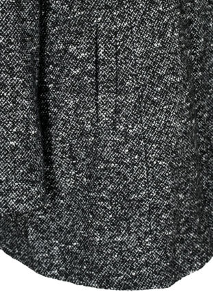 Bouclé jas met wol, Black Mel., Packshot image number 3