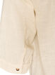 Katoenen tuniek met V-hals, Vanille, Packshot image number 3