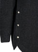 Gebreide blouse met kralen, Dark Grey Melange, Packshot image number 3